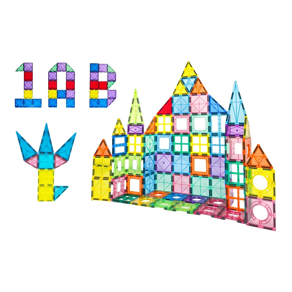 Juego Bloques Magneticos Construccion 50 Piezas Educativo - Imagen 5