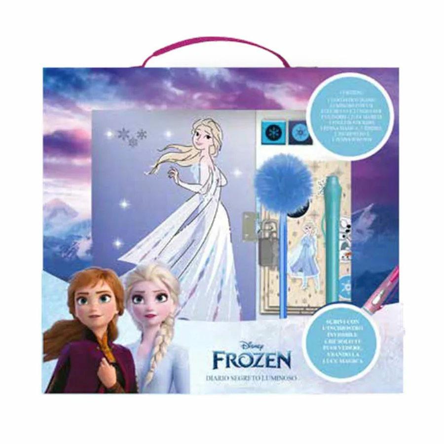 Maxi Set con Diario Secreto Frozen – Cuaderno con Candado y Accesorios Creativos