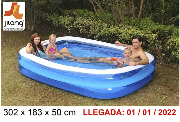 Piscina hinchable rectangular 305×183 cm